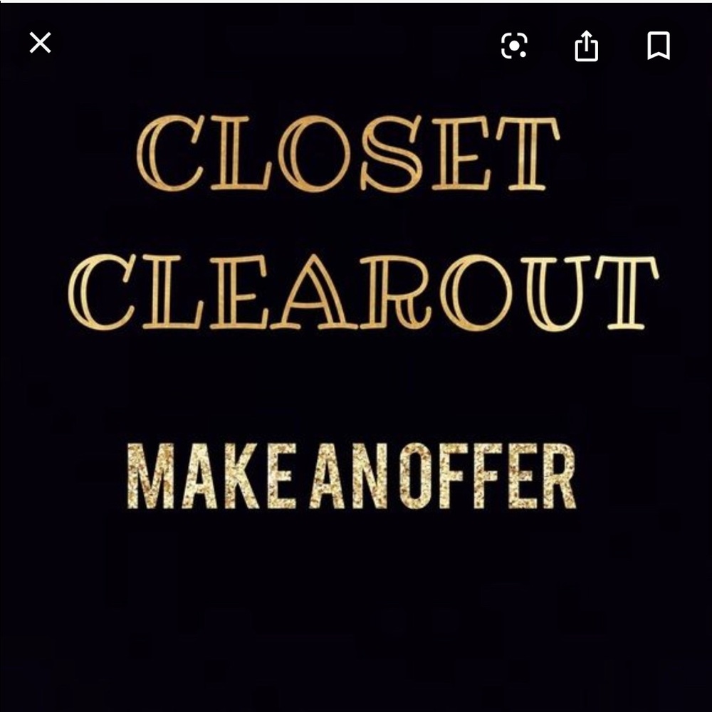 Closet clear out!